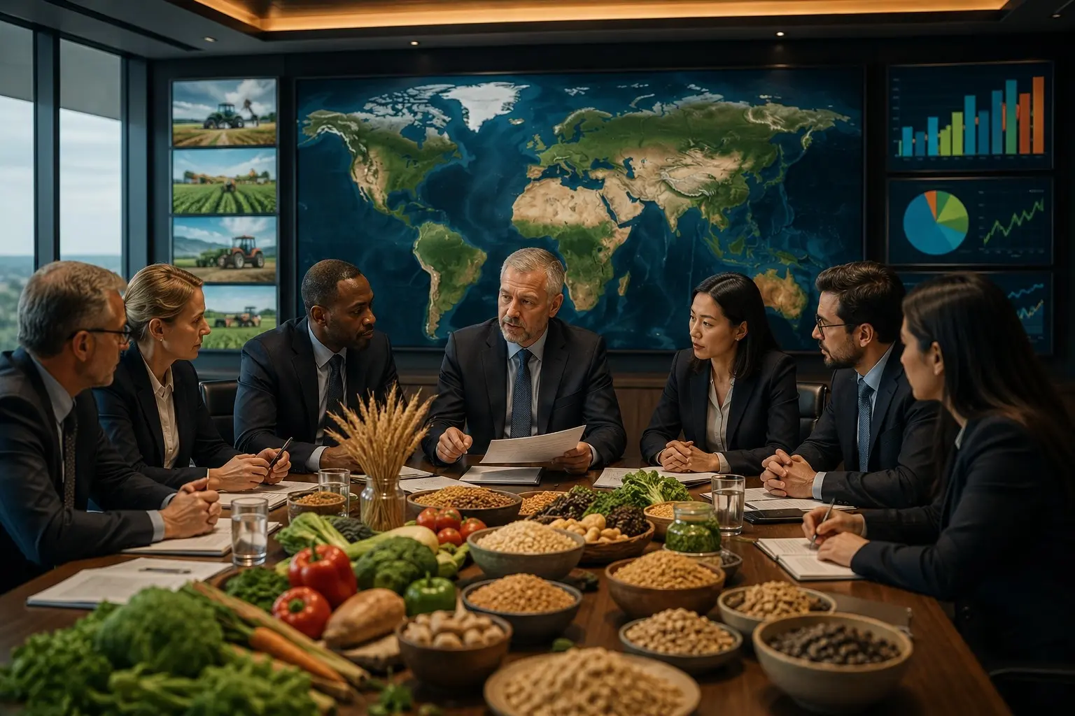 Global Political Research on Food Security