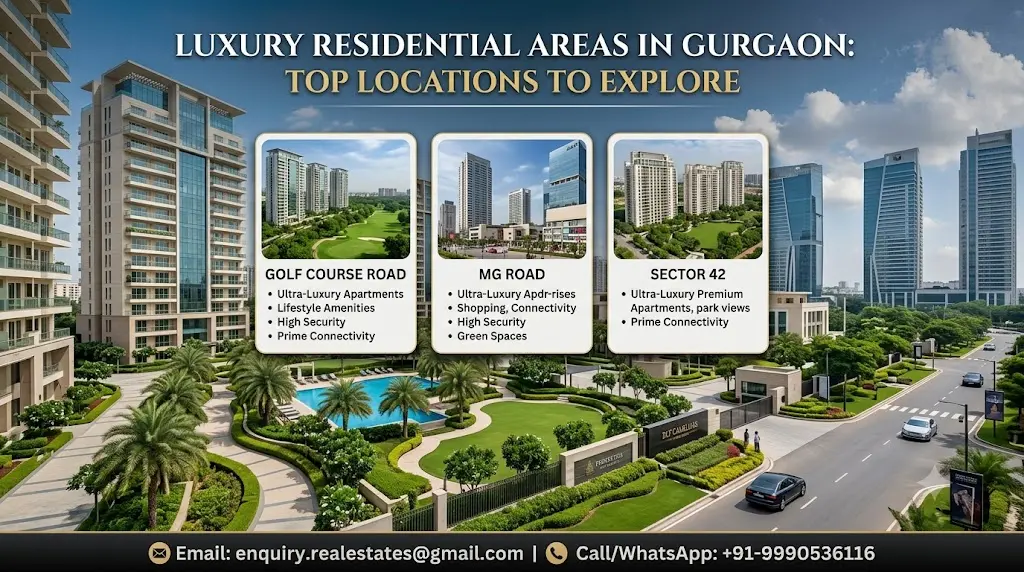 Luxury Residential Areas in Gurgaon: Top Locations to Explore
