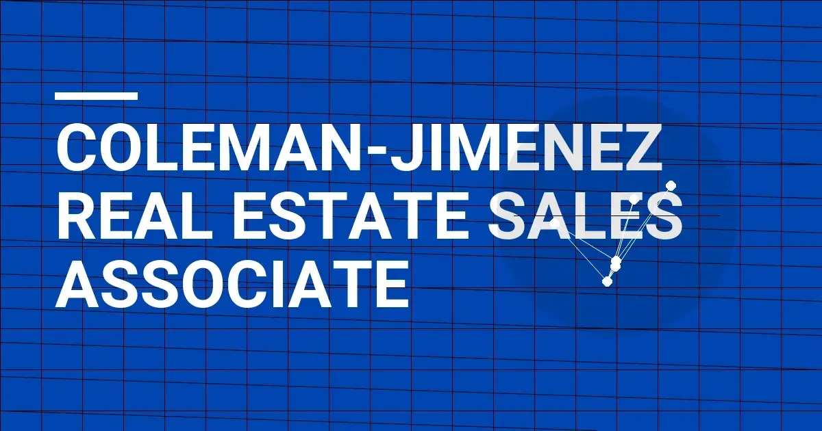 Coleman-Jimenez Real Estate Sales Associate