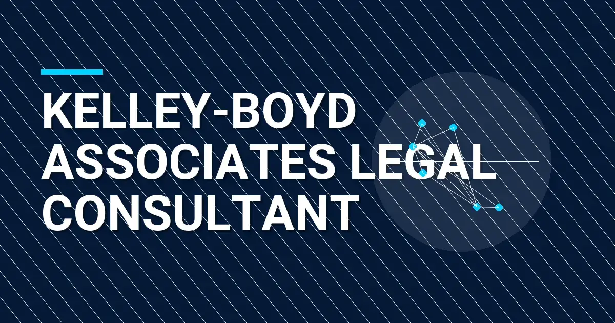 Kelley-Boyd Associates Legal Consultant