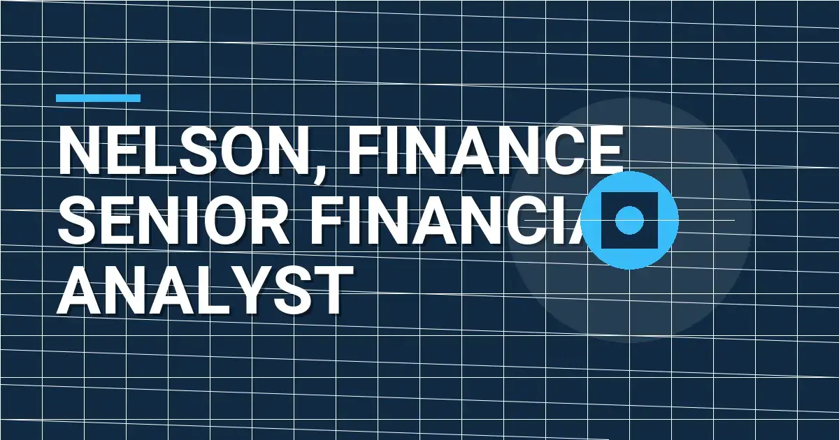 Nelson, Finance Senior Financial Analyst